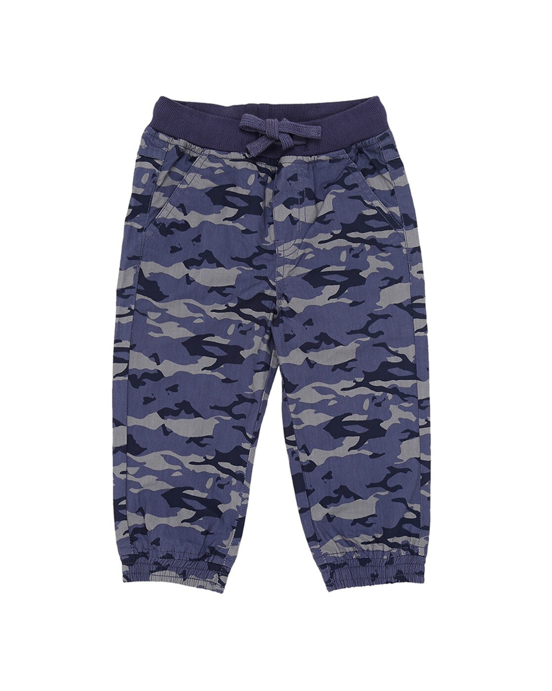 navy camo joggers