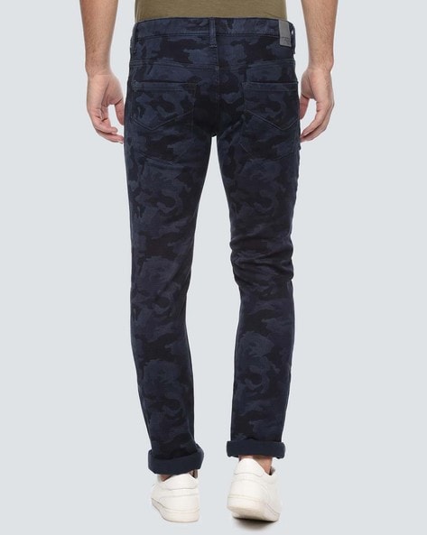 Men's Camo Cargo Moto Biker Denim Jeans Pants with Pocket, Camouflage, 28  at Amazon Men's Clothing store