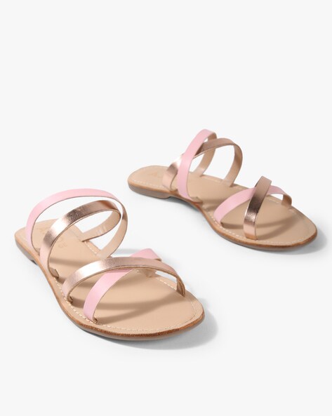 ajio flat sandals