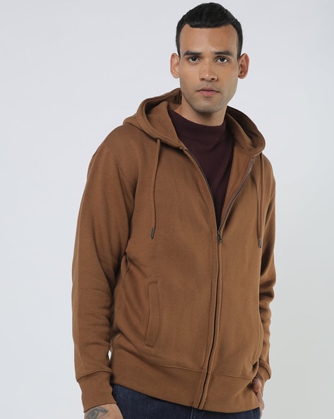 brown sweatshirt men