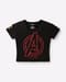 FRONT V NECK CUT WITH DIG, BLACK, 13-14Y
