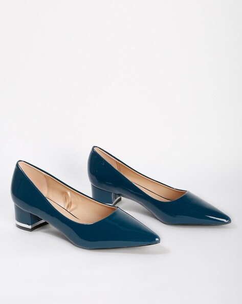 Buy online Women Navy Blue Slip On Pumps from heels for Women by Dollphin  for ₹799 at 74% off | 2024 Limeroad.com