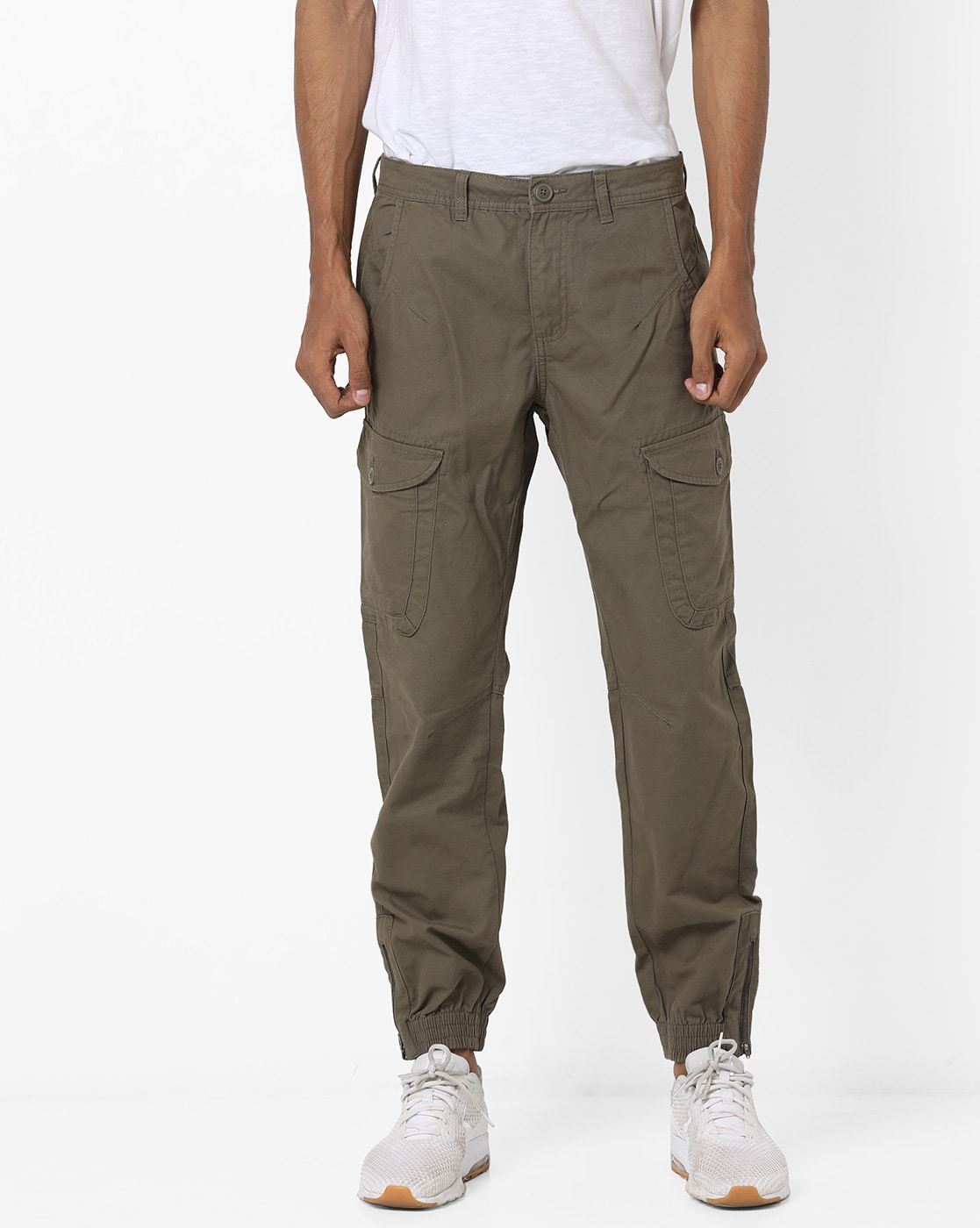 slim fit cargo joggers