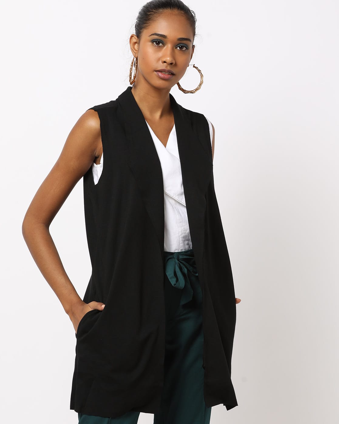 sleeveless long jackets