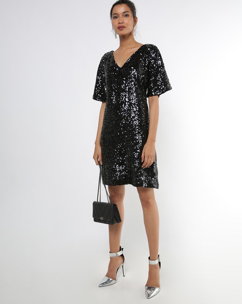 ajio sequin dress