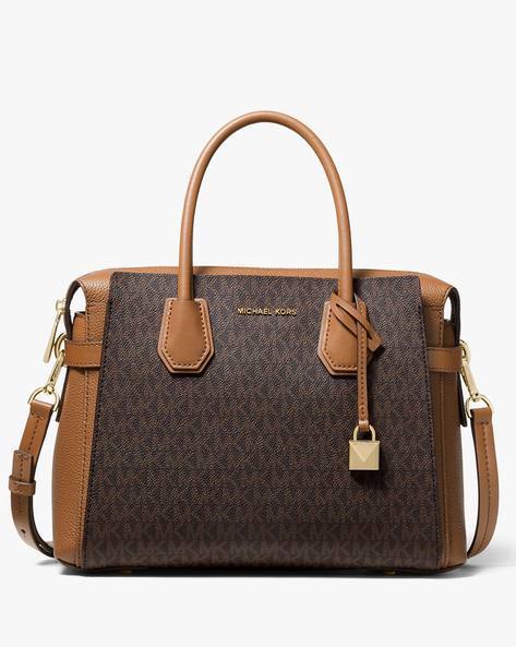 mk brown satchel