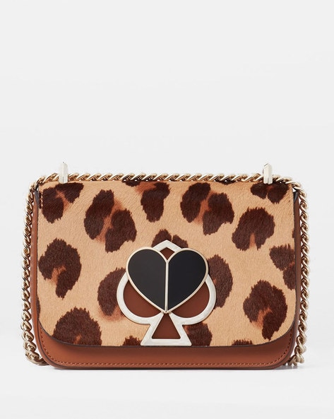 Buy KATE SPADE Animal Print Slingbag with Metallic Strap | Red Color Women  | AJIO LUXE