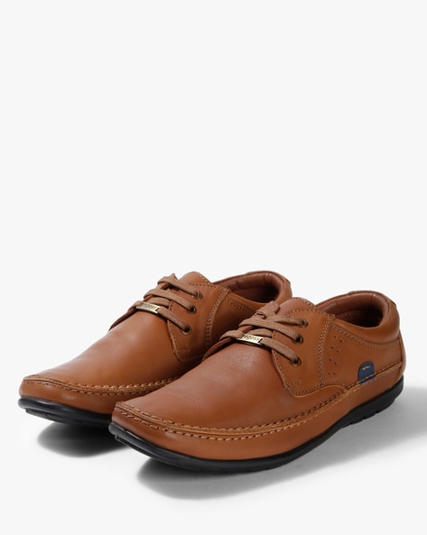 Buy Tan Formal Shoes for Men by EGOSS 
