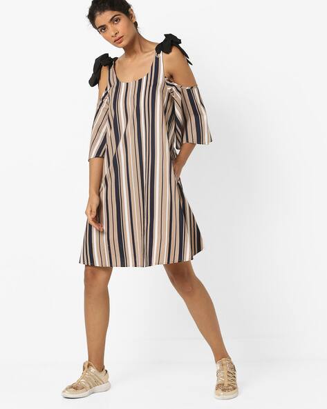 cold shoulder shift dress