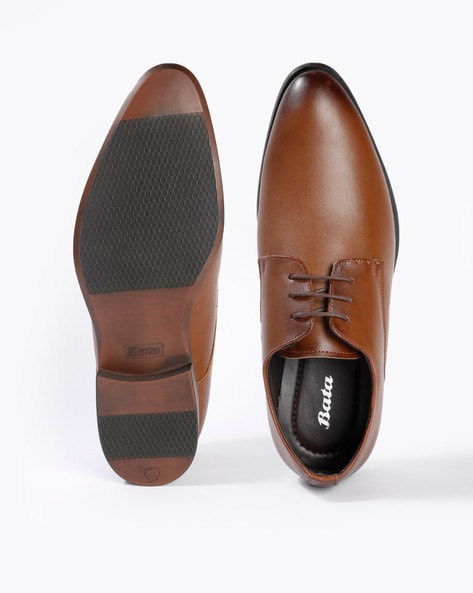 Bata tan hot sale formal shoes