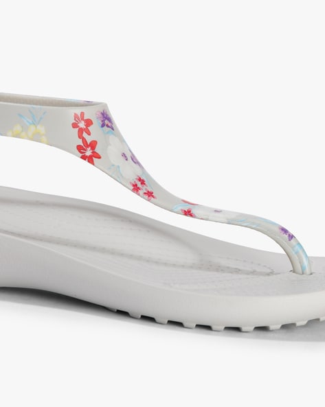 Buy White Flip Flop Slippers for Women by CROCS Online Ajio