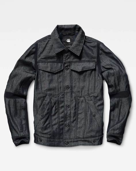 Buy G Star Raw Motac Slim Fit Denim Jacket with Flap Pockets at