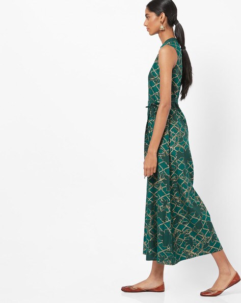 global desi green jumpsuit