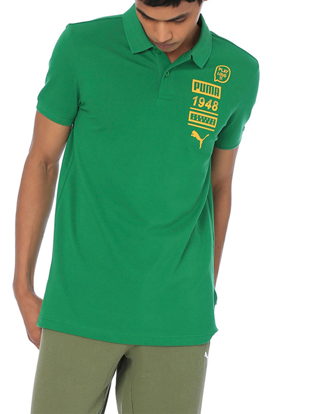 puma men's cotton polo