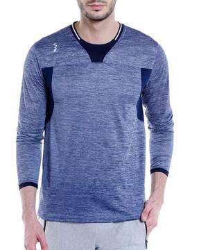 Blue Tshirts for Men by Campus Sutra 