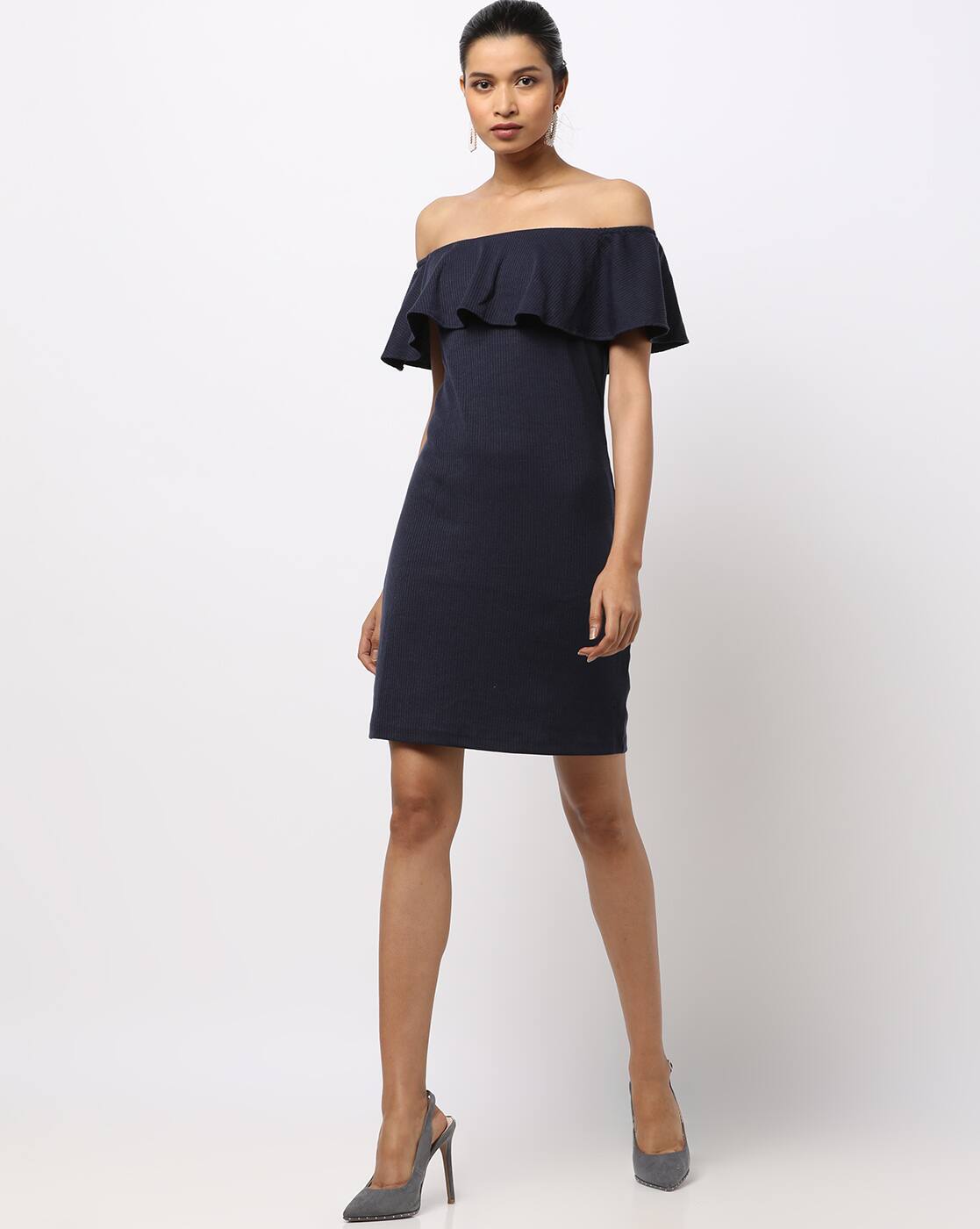 navy color dress