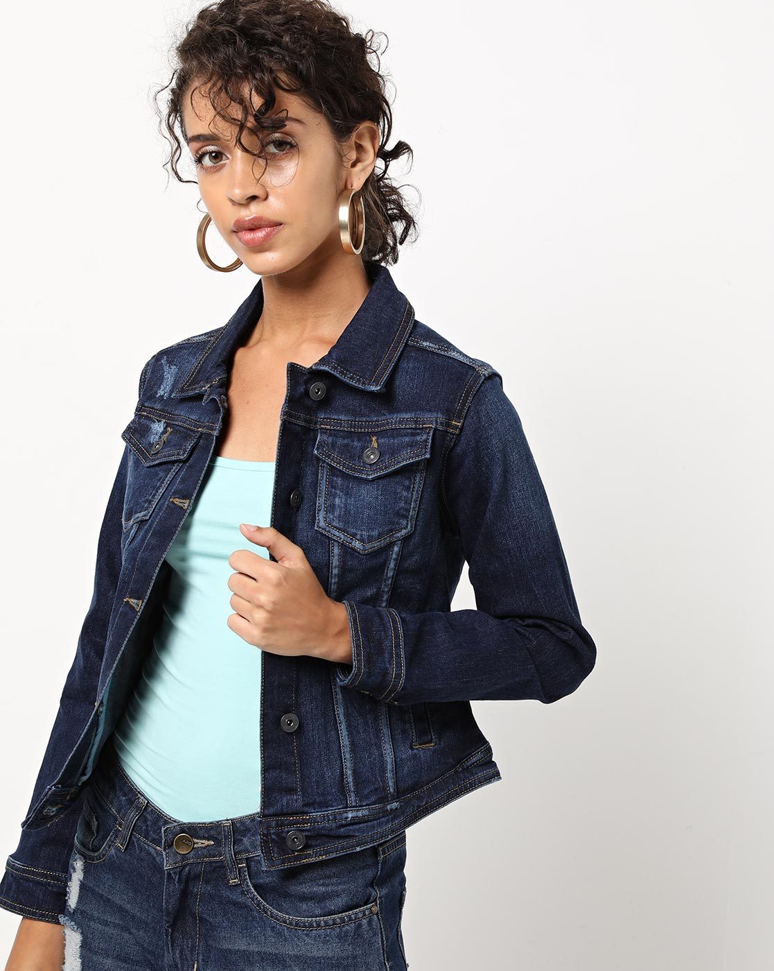 ajio denim jacket