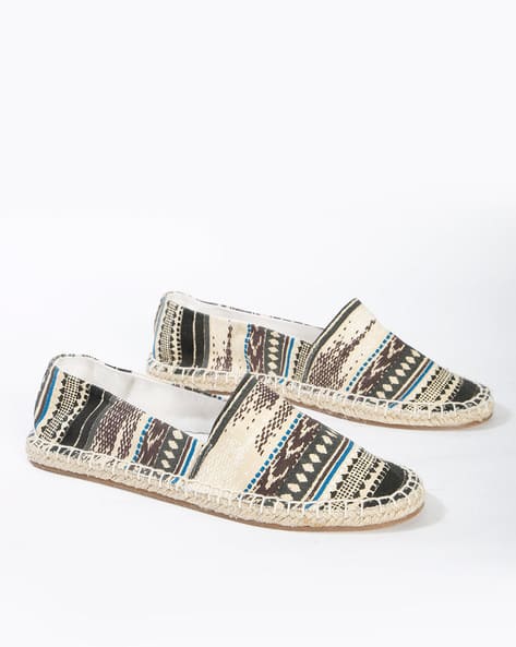 Printed Slip-On Espadrilles