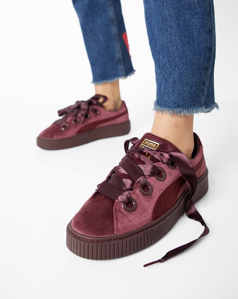 Buy Wine Casual Shoes for Women by Puma Online | Ajio.com