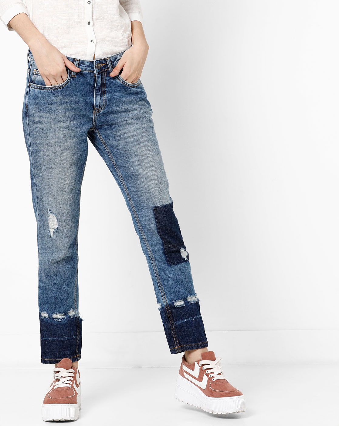 ajio womens jeans