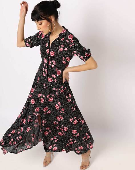 Buy Black Dresses for Women by Gipsy Online - Main Image