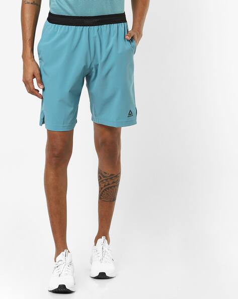 reebok blue shorts