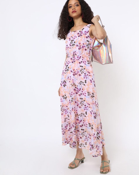 together floral print maxi dress