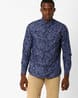 Floral Print Slim Casual Shirt