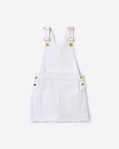 White Dungarees ☀Playsuits for Girls ...