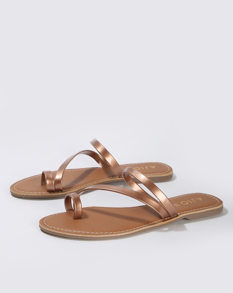 Buy Black Flat Sandals for Women by Chere Online | Ajio.com