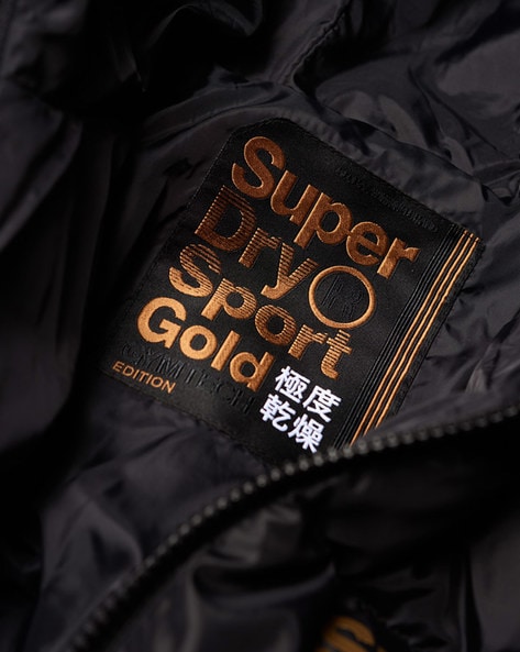 Superdry Gym Tech Gold Puffer Jacket