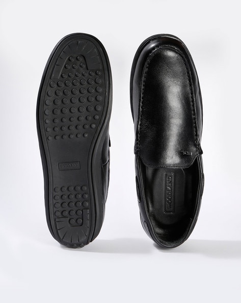 Woodland on sale loafers black