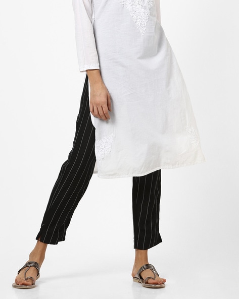 Buy Off-White Pants for Women by Indya Online | Ajio.com