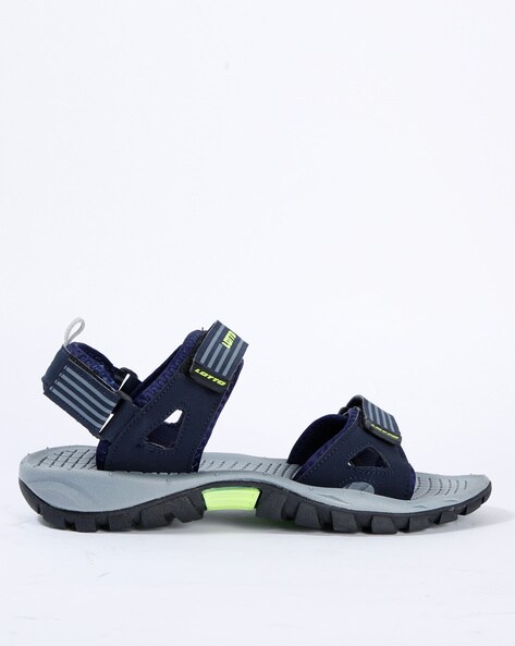 Buy Lotto Men Royal Blue & Black Sports Sandals - Sports Sandals for Men  418556 | Myntra