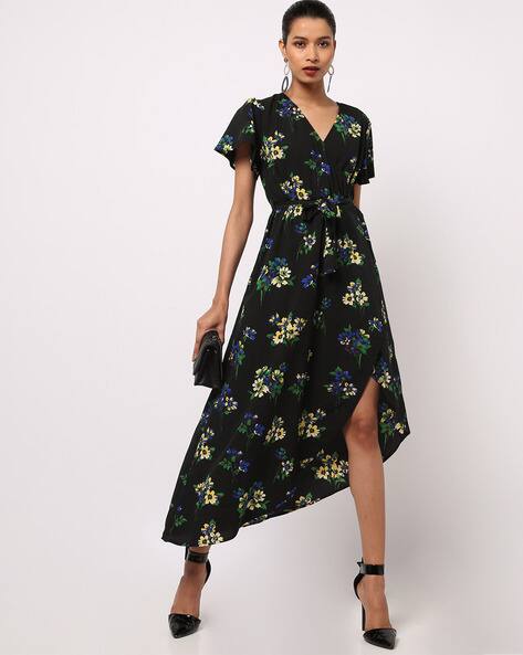 black fabric belt for dress