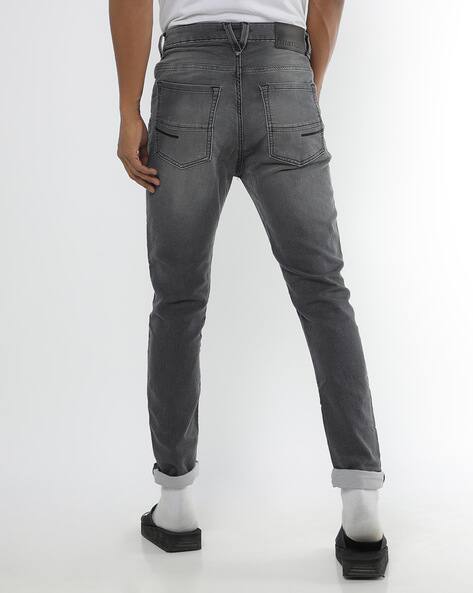 Buy Grey Jeans for Men by UNITED COLORS 