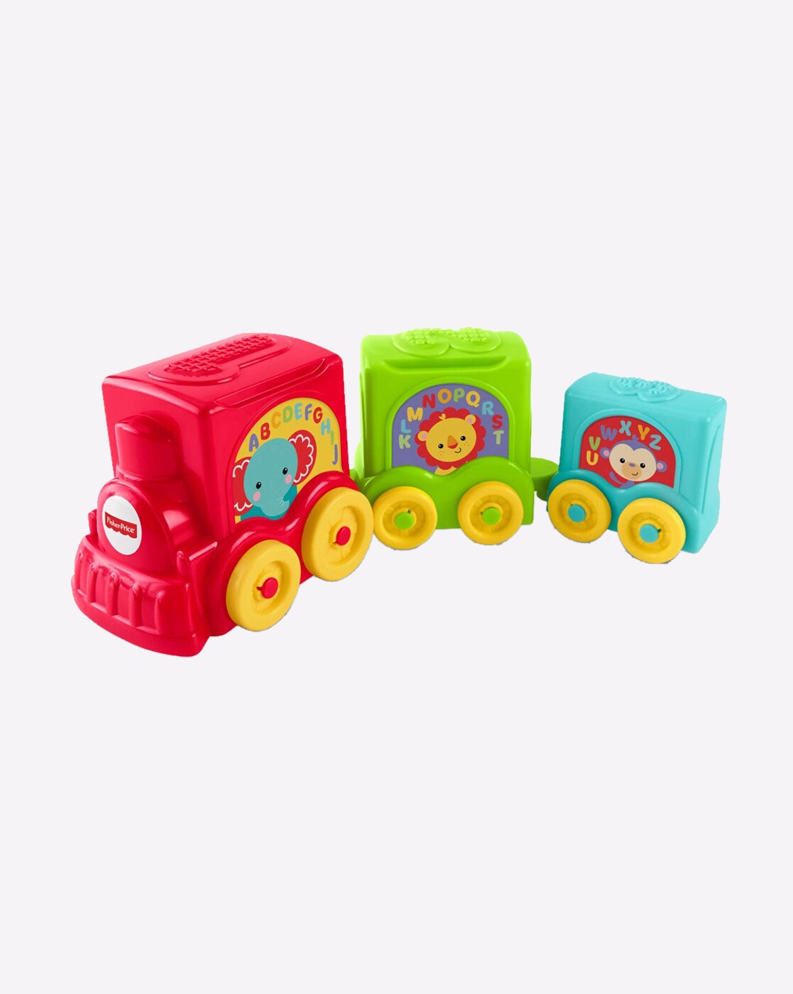 fisher price train with blocks