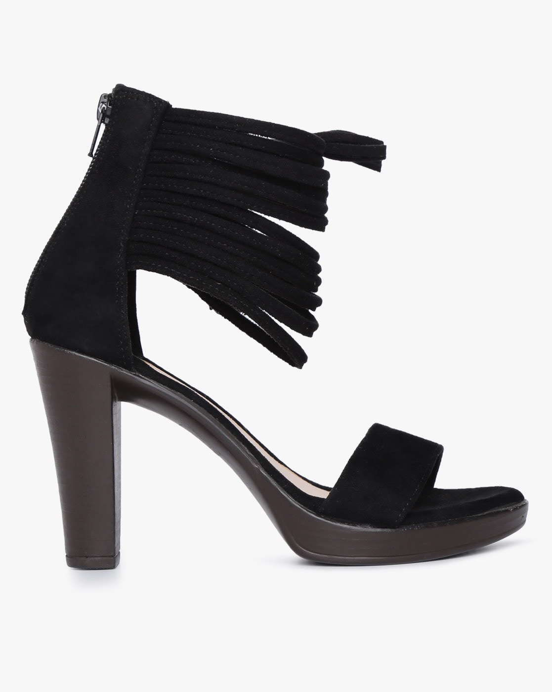 Black 2024 catwalk heels