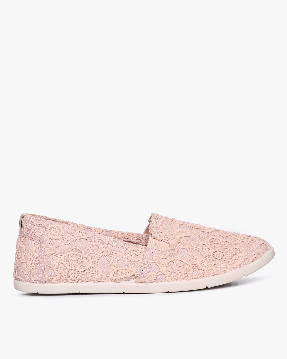 blush slip on shoes