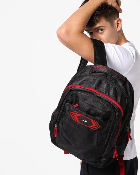 skybags black backpack