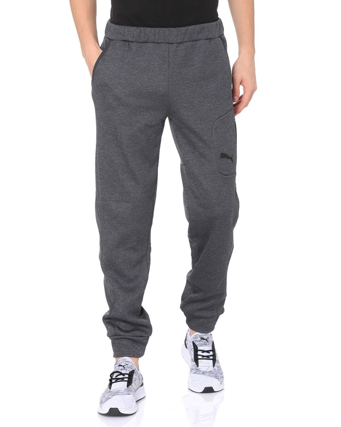 puma joggers dark grey