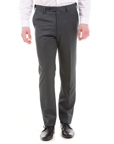 Stone Double Pleated Tapered Leg Suit Trousers | New Look