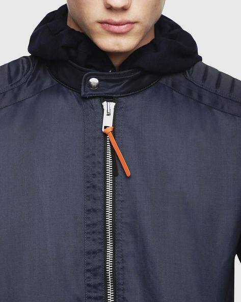 J-SHIRO GIACCA Zip-Front Biker Jacket 