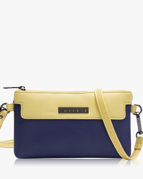 caprese yellow sling bag