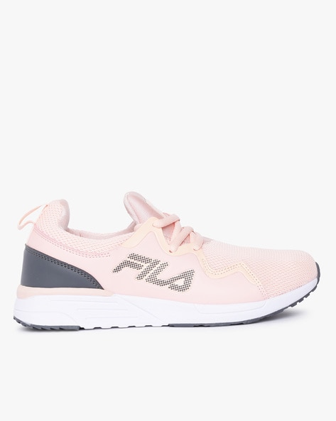 peach fila shoes