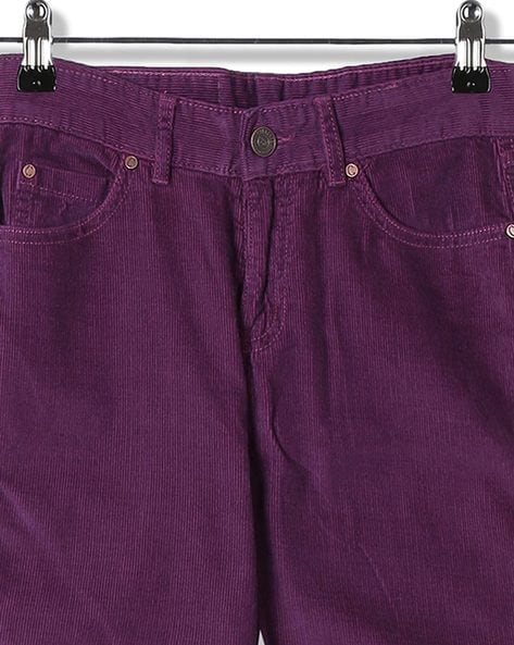 Lilac Purple Wide Leg Corduroy Trousers  Parallel  motelrockscomeur
