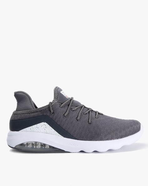 Panelled Lace-up Walking Shoes