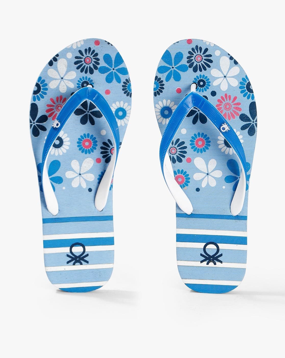 women's royal blue flip flops