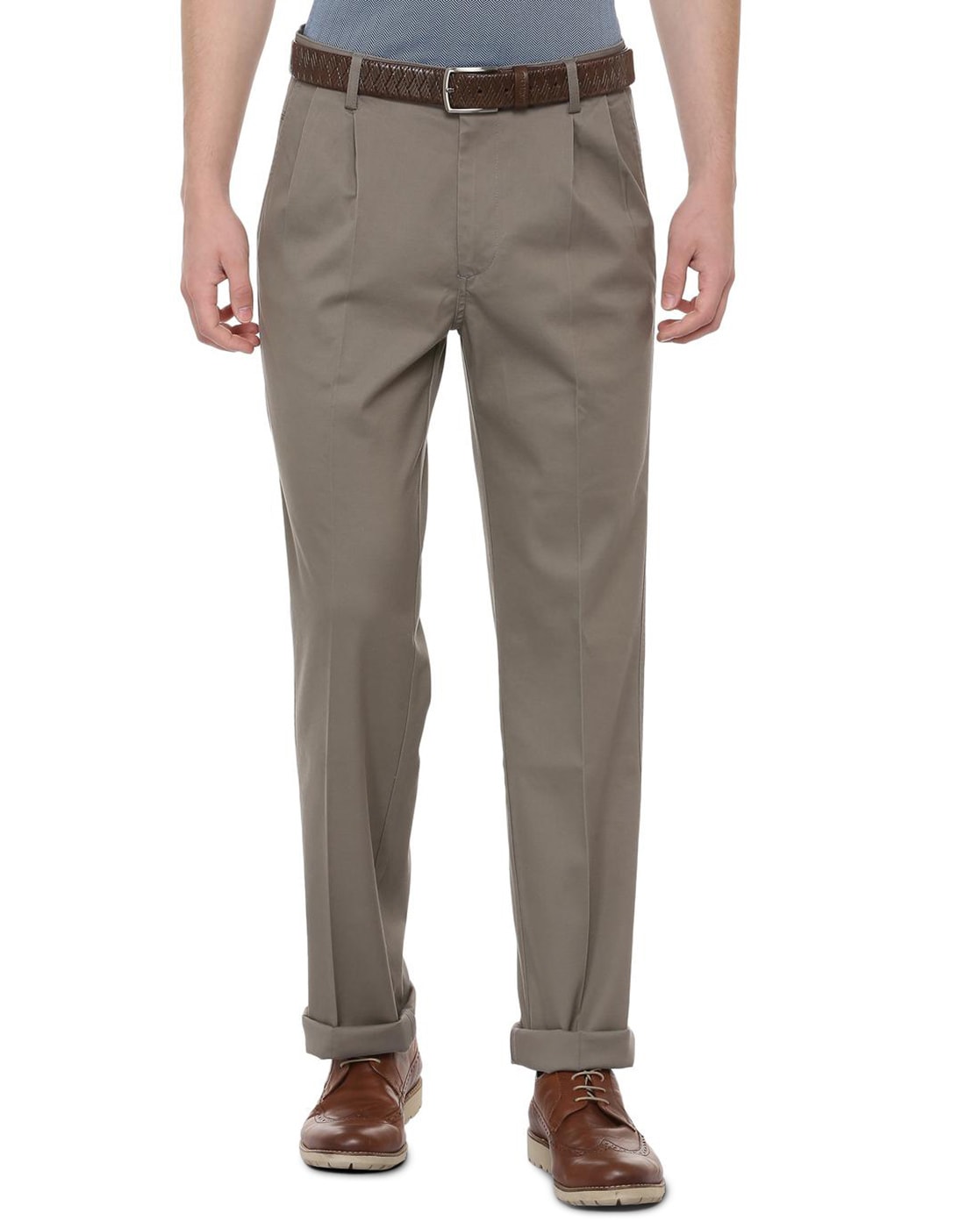 ALLEN SOLLY Men Textured Super Slim Fit Casual Trousers | Lifestyle Stores  | Cantonment | Karur