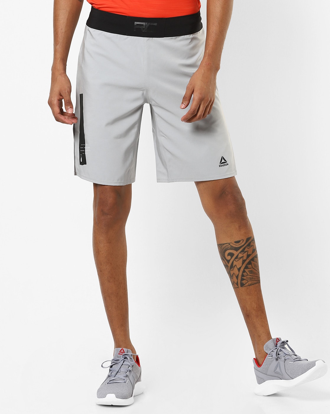 reebok grey shorts